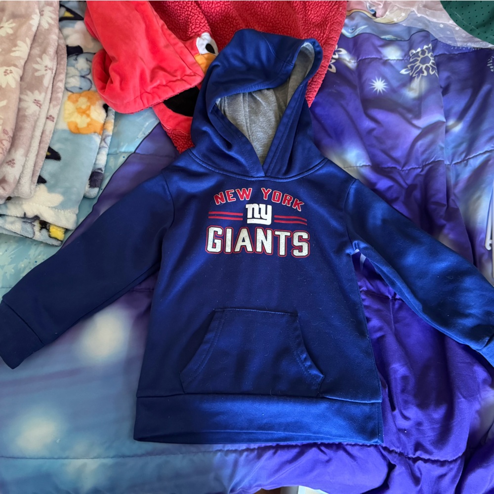 NFL Team Apparel Blue and Gray Kids Hoodie